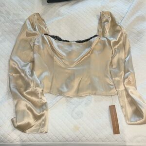 Reformation Rita Silk Top